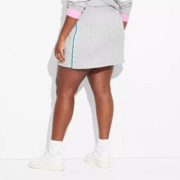 Hello Kitty Colorblock Mini Gray women's skirt size S , M and L - Picture 2 of 2